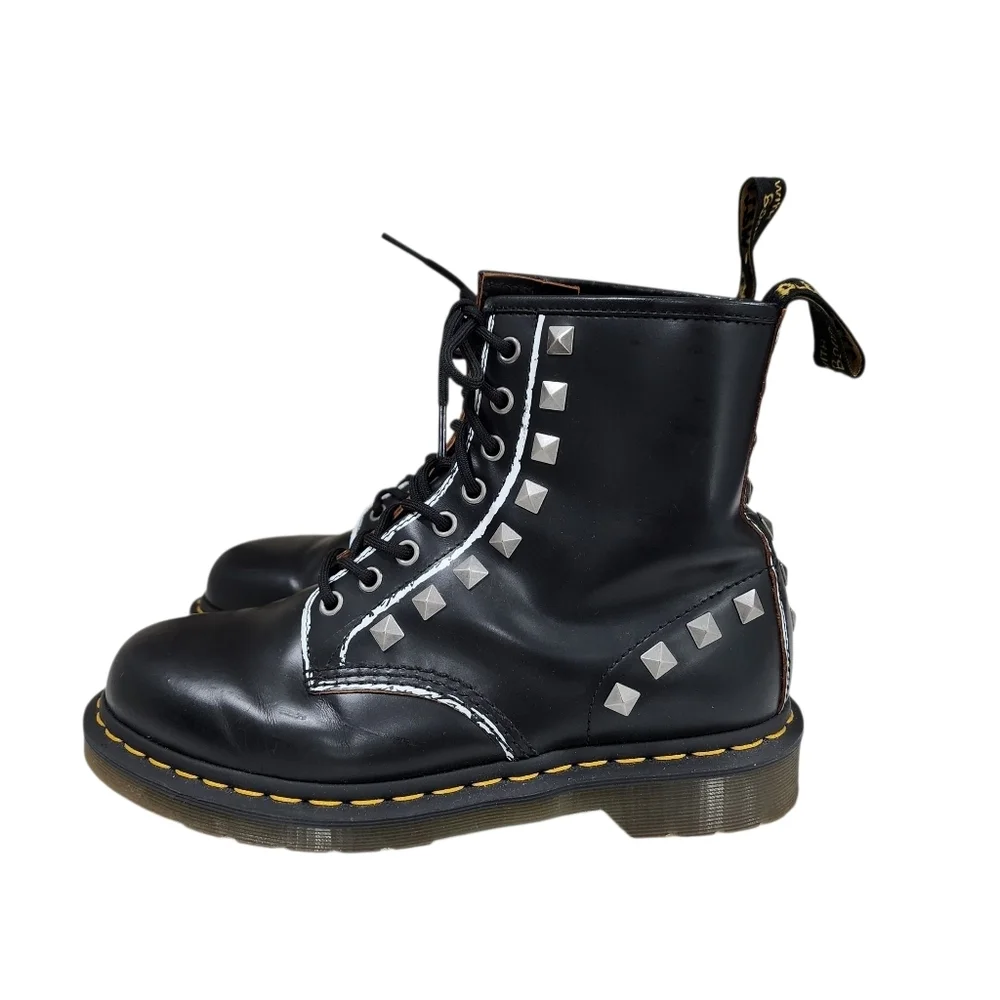 DR. MARTENS 1460 STUD LACE-UP BOOTS - Picture 4 of 9